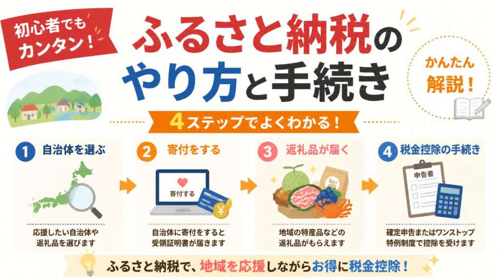 初心者でも簡単!ふるさと納税のやり方と手順