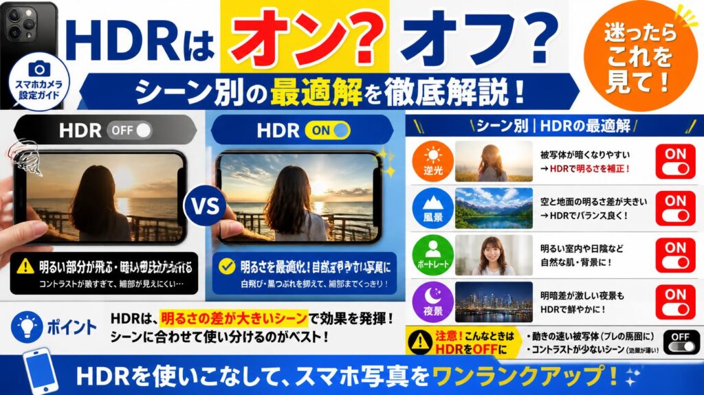 オンとオフはどっちが正解?シーン別の最適解