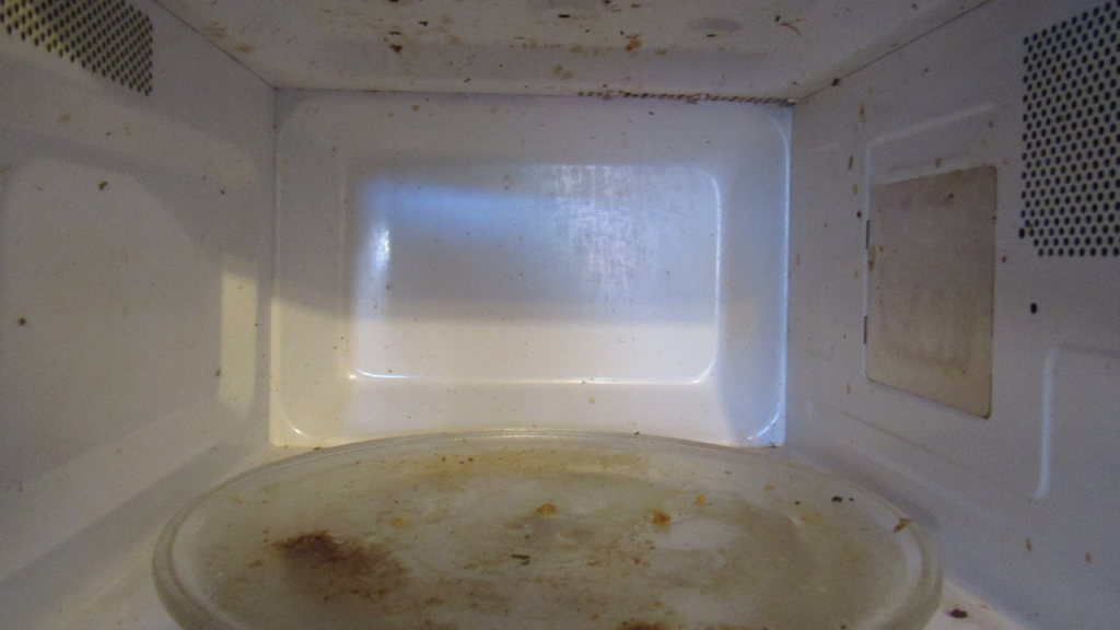 電子レンジ掃除の手順｜レモン水だけでここまでキレイに！