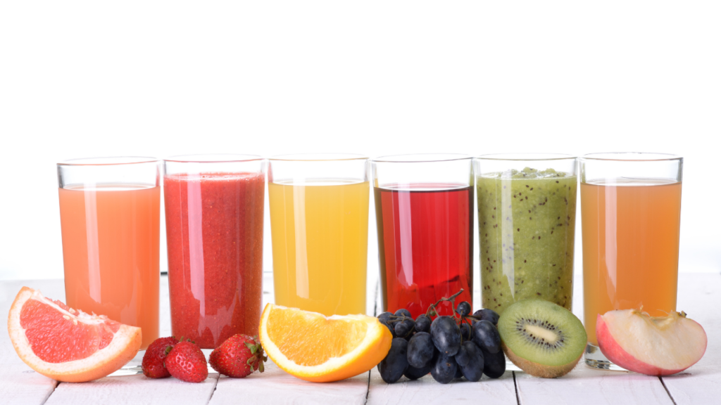 ジュースの種類別で反応が違う？