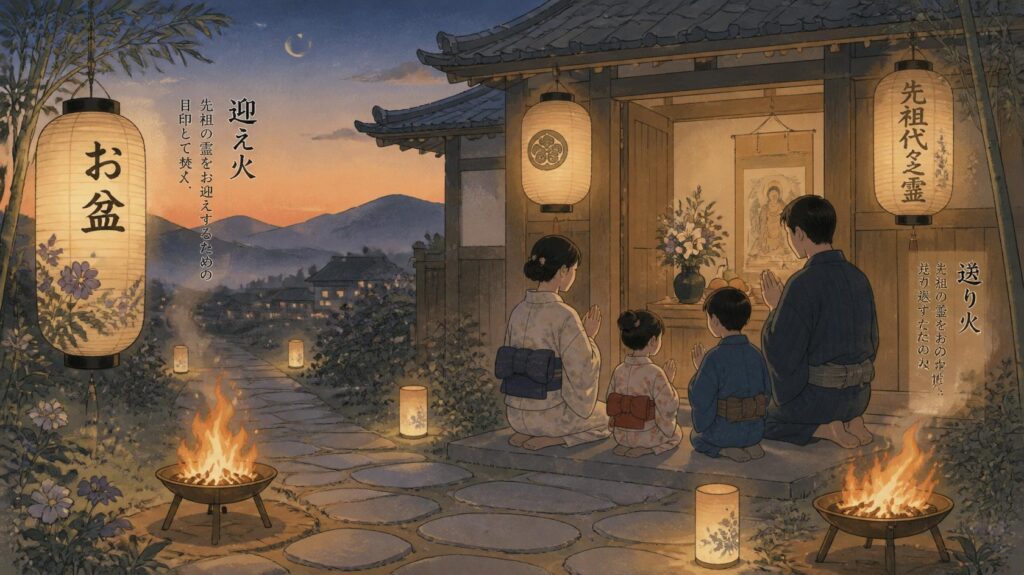 お盆の迎え火・送り火はなぜ行う?意味と正しいやり方をわかりやすく解説