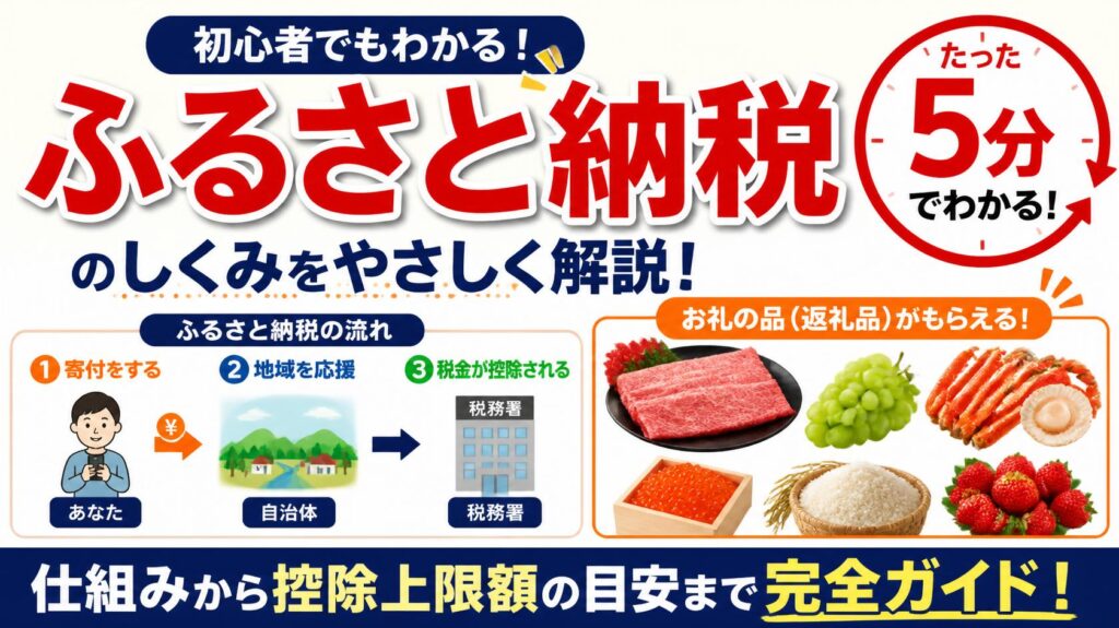 ふるさと納税の仕組みをわかりやすく解説|初心者でも5分で理解できる完全ガイド